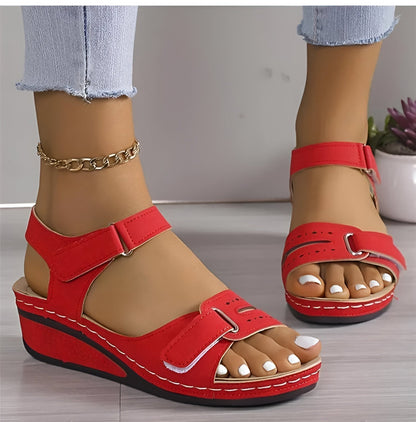 Norvielle Damen Keilsandalen Weich