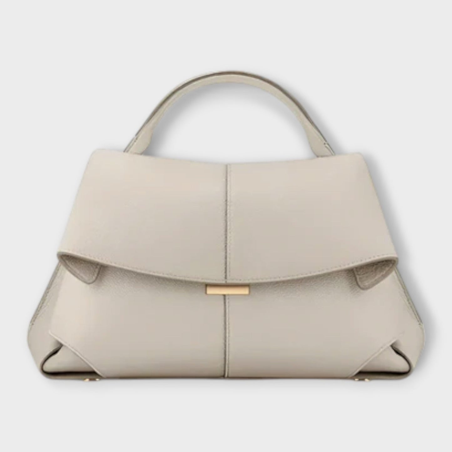 Damen Klassische Handtasche mit Obergriff Leder