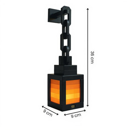 Minecraft Tischlampe Drahtlos Pixellicht Weiß