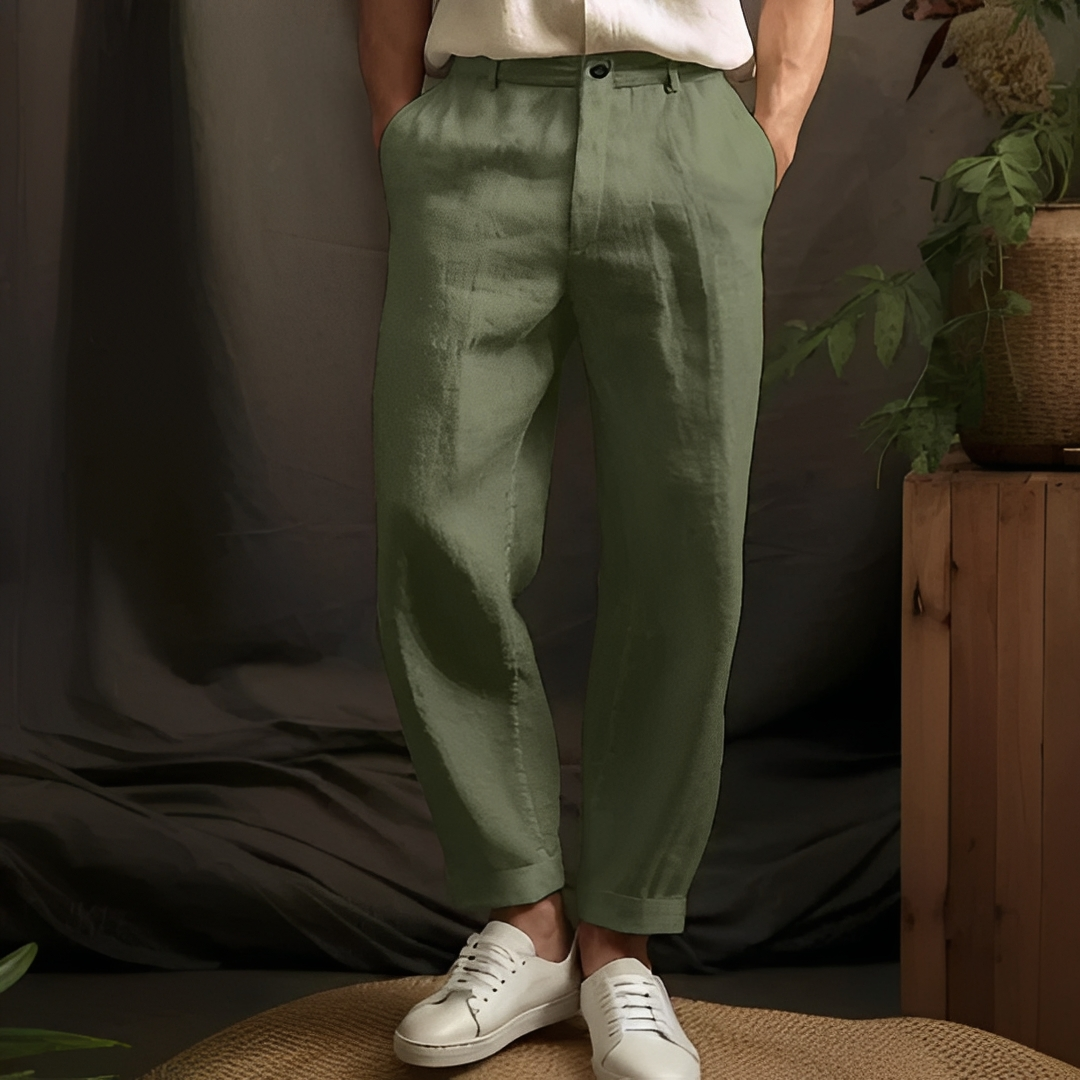 Herren Freizeithose Gerade Geschnitten Bequem