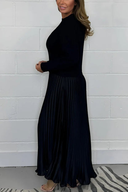 Norvielle Damen Pullover mit Faltenrock