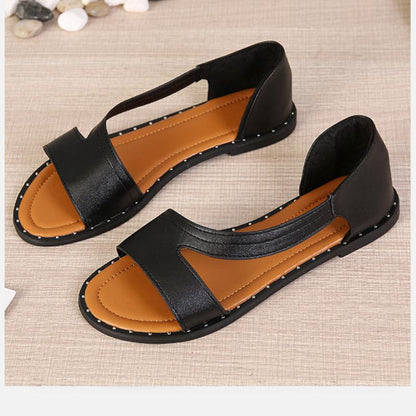Norvielle Damen Steppers Sandalen Bezugsabsatz