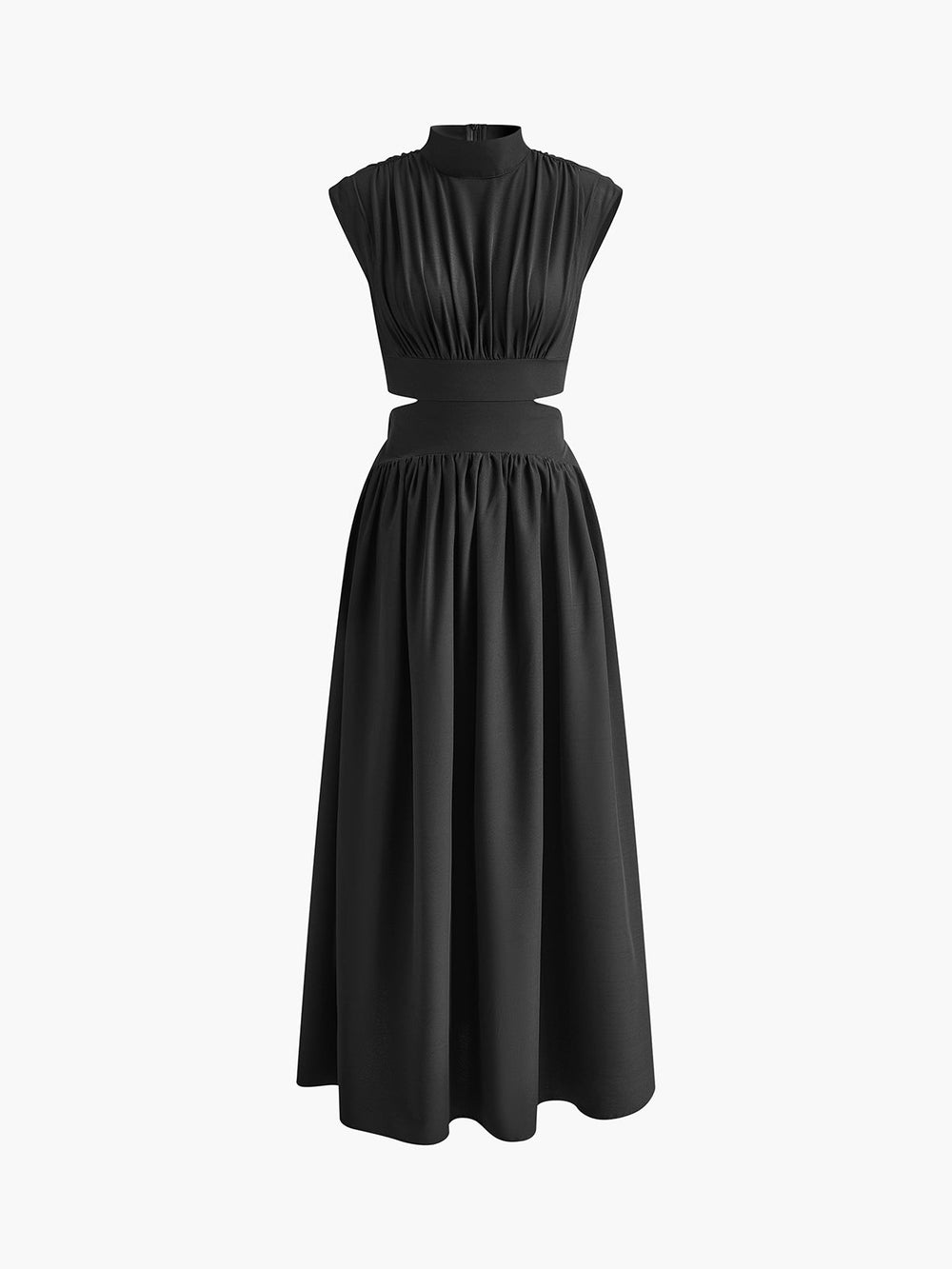 Damen Maxikleid Offene Seitenpartien