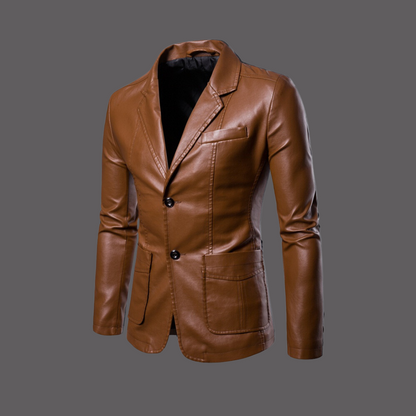 Norvielle Herren Lederjacke Modisch