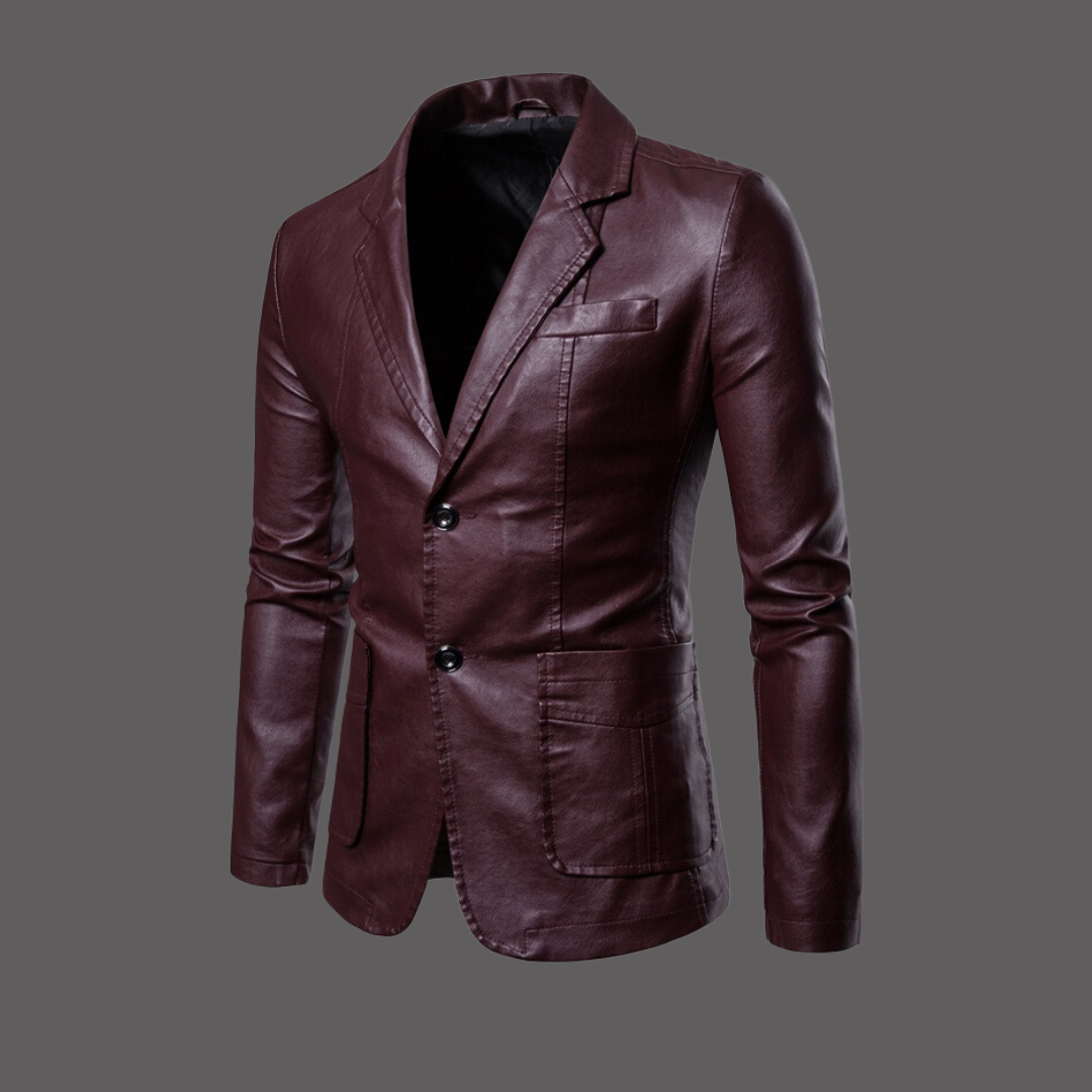 Norvielle Herren Lederjacke Modisch