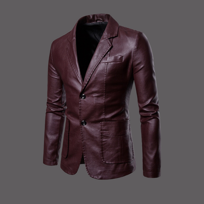 Norvielle Herren Lederjacke Modisch
