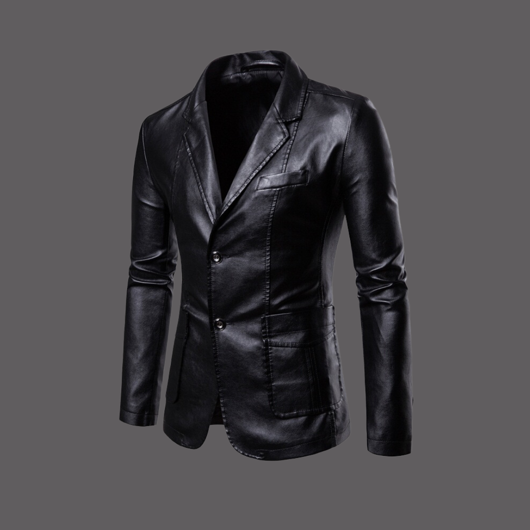 Norvielle Herren Lederjacke Modisch