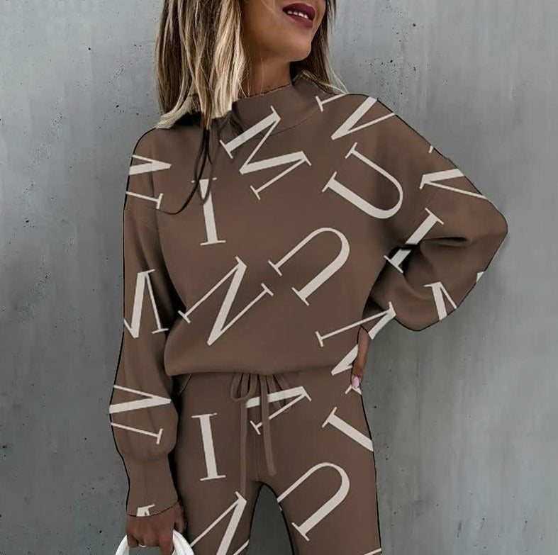 Damen Trainingsanzug Bedruckt Trendy Norvielle