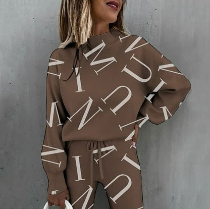 Damen Trainingsanzug Bedruckt Trendy Norvielle