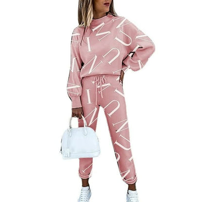 Damen Trainingsanzug Bedruckt Trendy Norvielle