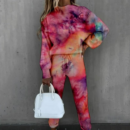 Damen Trainingsanzug Bedruckt Trendy Norvielle
