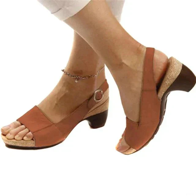 Damen Strandsandalen Peep-Toe