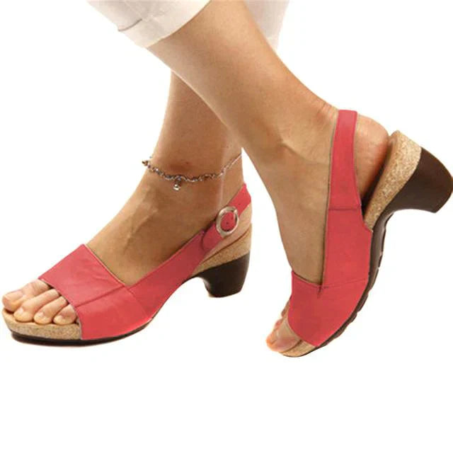 Damen Strandsandalen Peep-Toe