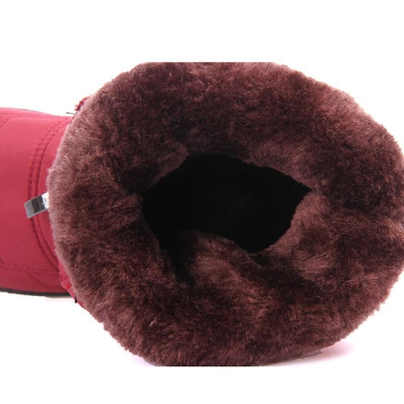 Damen Winterstiefel Gefüttert Warm Rutschfest