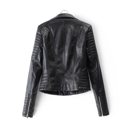Damen Biker-Lederjacke