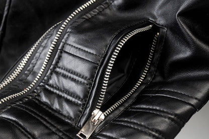 Damen Biker-Lederjacke