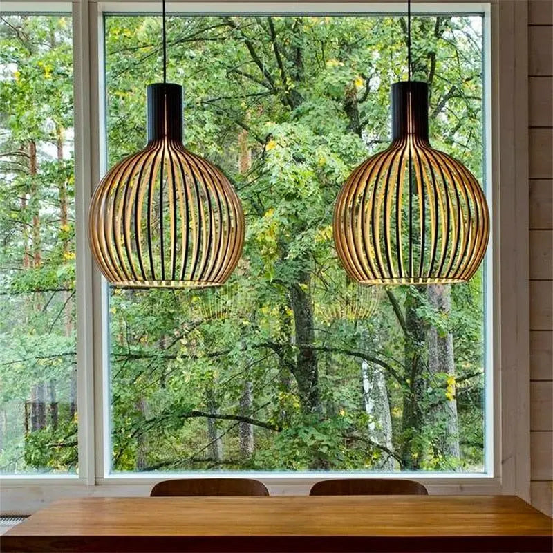 SophieShine | Handgefertigte Pendelleuchte aus Holz Zendoo.de
