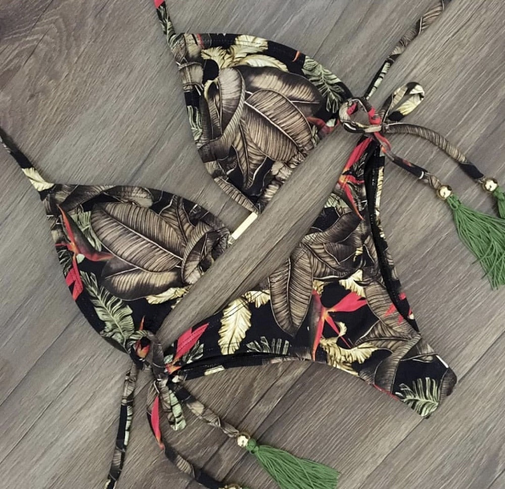 Norvielle Damen Bikini Push-Up