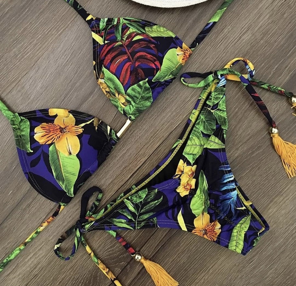 Norvielle Damen Bikini Push-Up