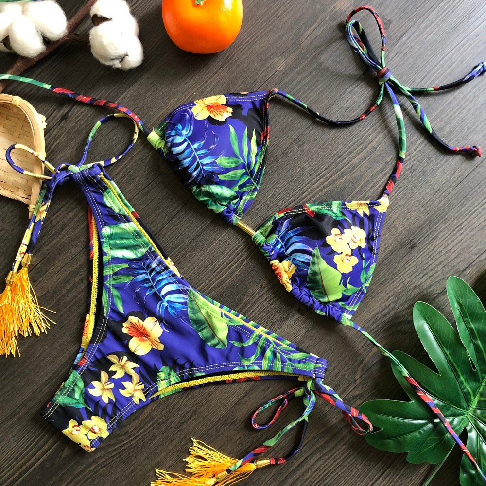 Norvielle Damen Bikini Push-Up