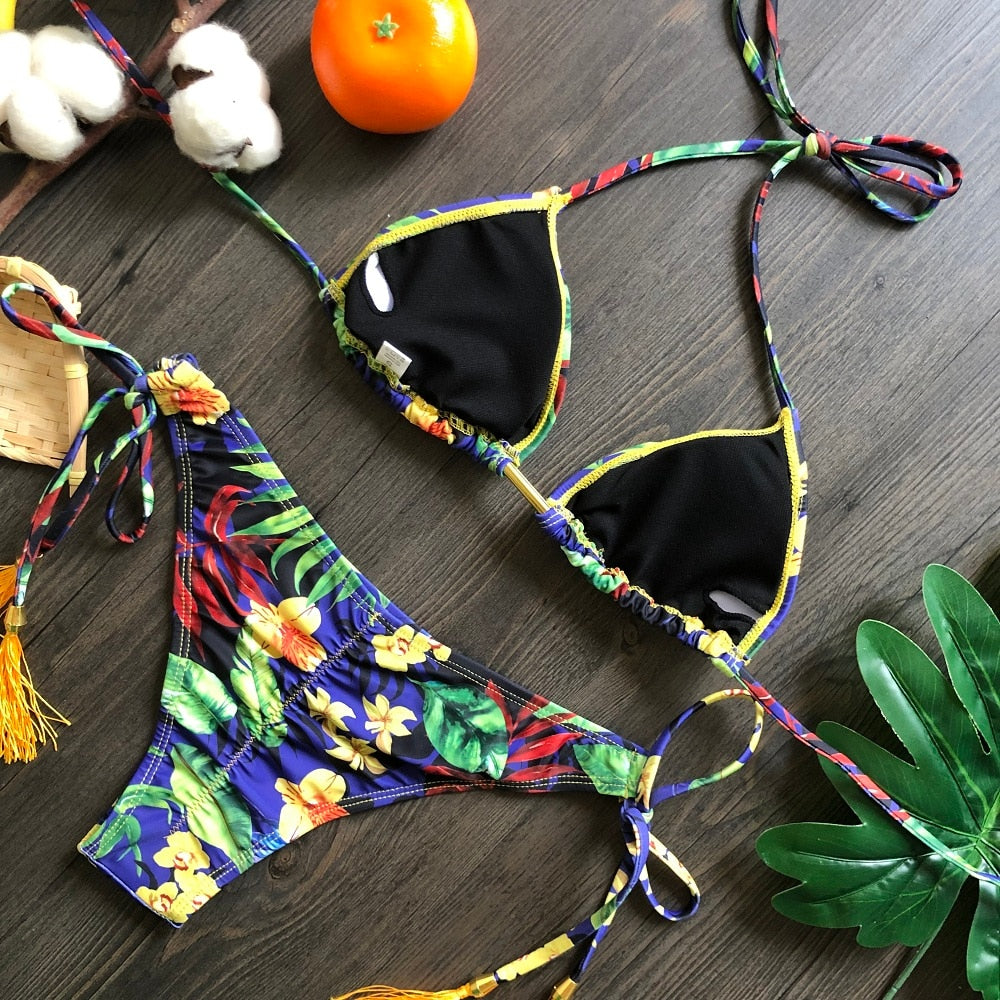 Norvielle Damen Bikini Push-Up