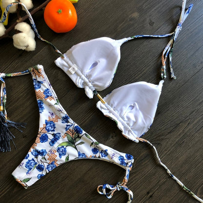 Norvielle Damen Bikini Push-Up
