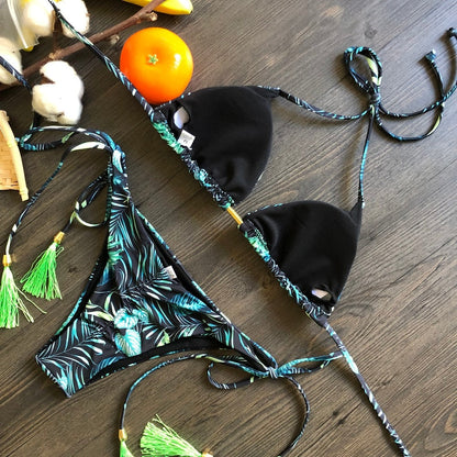 Norvielle Damen Bikini Push-Up