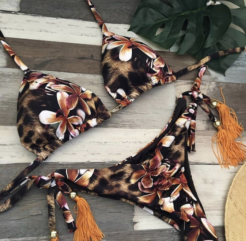 Norvielle Damen Bikini Push-Up