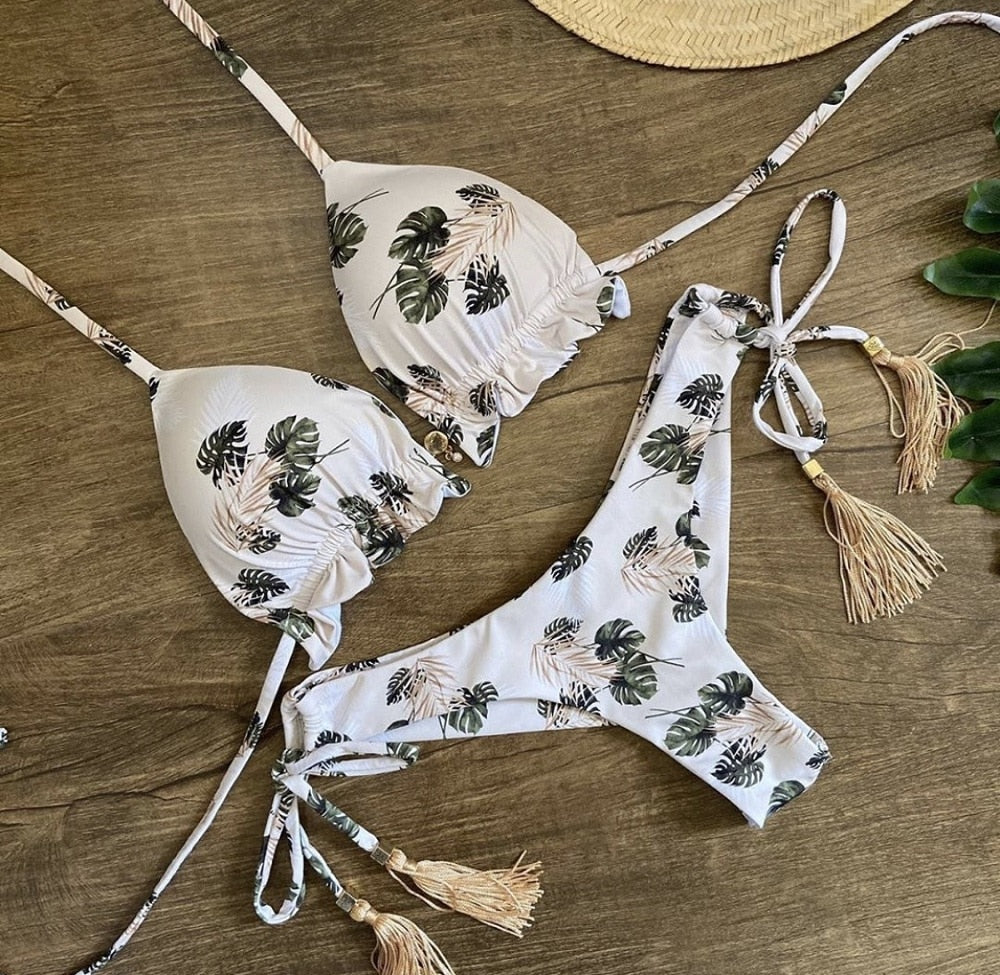 Norvielle Damen Bikini Push-Up
