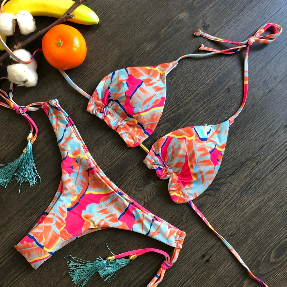 Norvielle Damen Bikini Push-Up