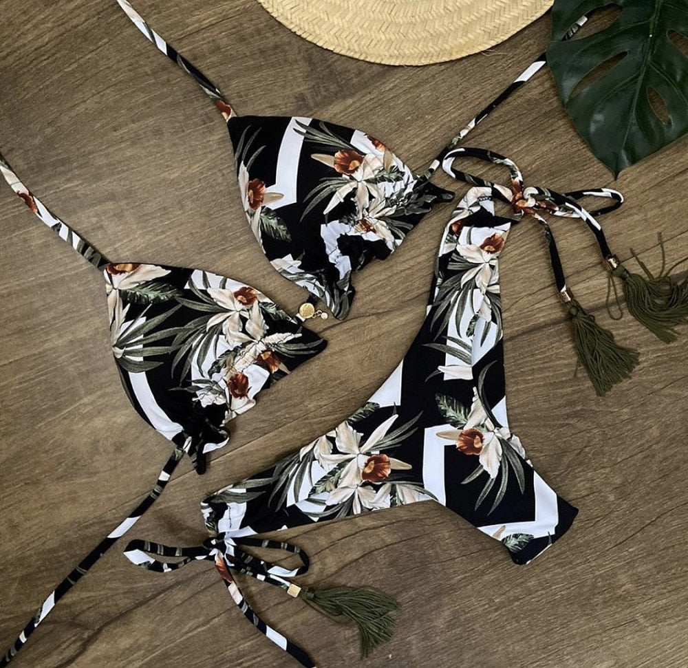 Norvielle Damen Bikini Push-Up