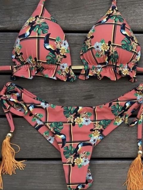 Norvielle Damen Bikini Push-Up