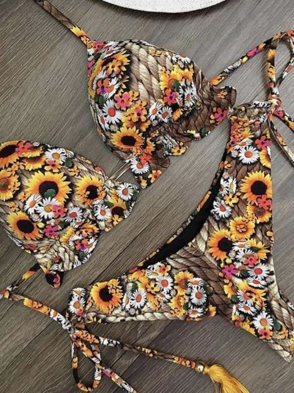 Norvielle Damen Bikini Push-Up