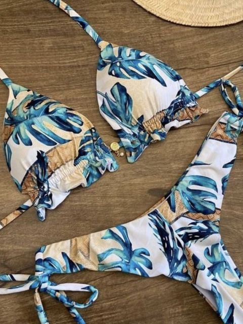 Norvielle Damen Bikini Push-Up