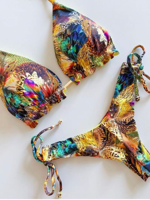 Norvielle Damen Bikini Push-Up