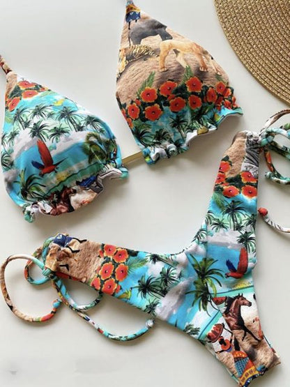Norvielle Damen Bikini Push-Up