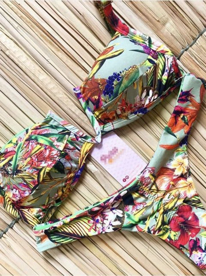 Norvielle Damen Bikini Push-Up