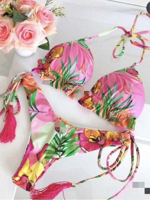 Norvielle Damen Bikini Push-Up