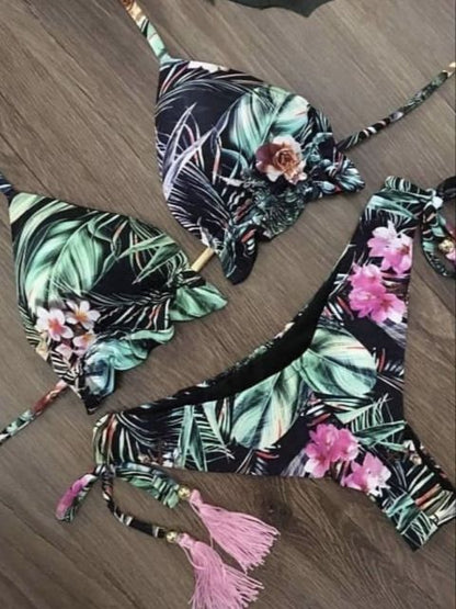 Norvielle Damen Bikini Push-Up - Norvielle