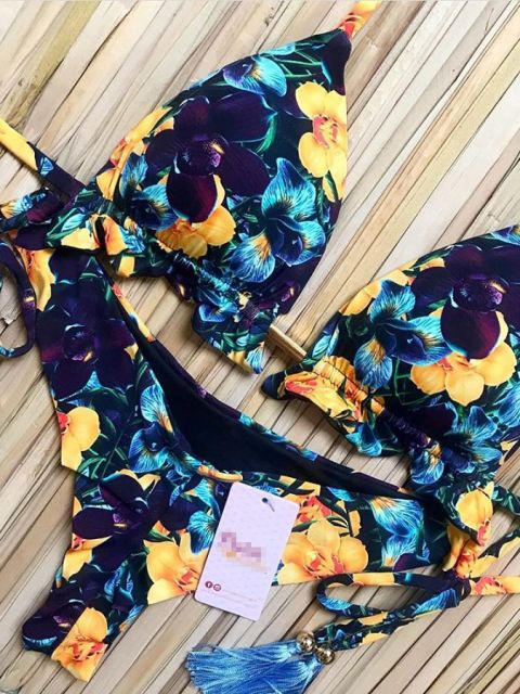Norvielle Damen Bikini Push-Up