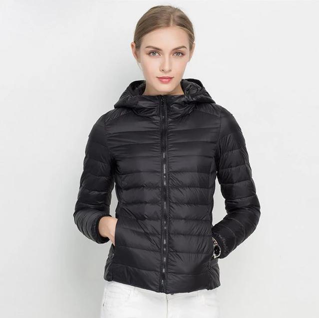 Norvielle Damen Leichtgewicht Daunenjacke Urban Chic