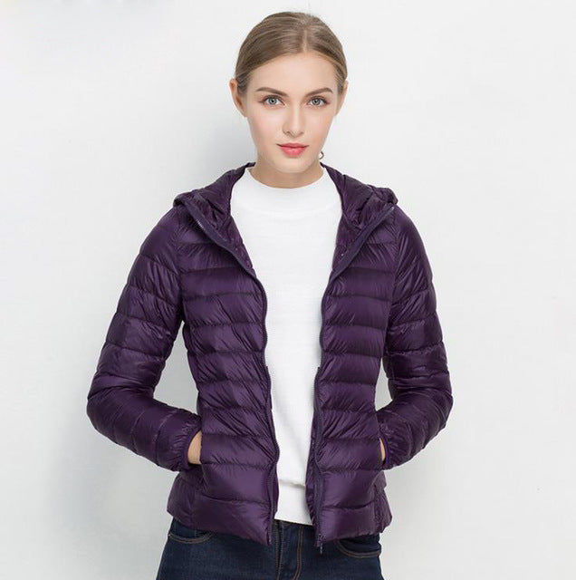 Norvielle Damen Leichtgewicht Daunenjacke Urban Chic