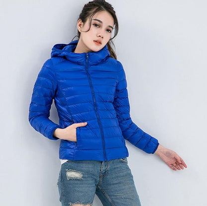 Norvielle Damen Leichtgewicht Daunenjacke Urban Chic
