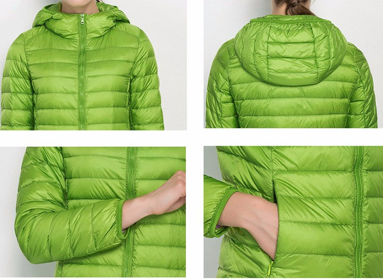 Norvielle Damen Leichtgewicht Daunenjacke Urban Chic