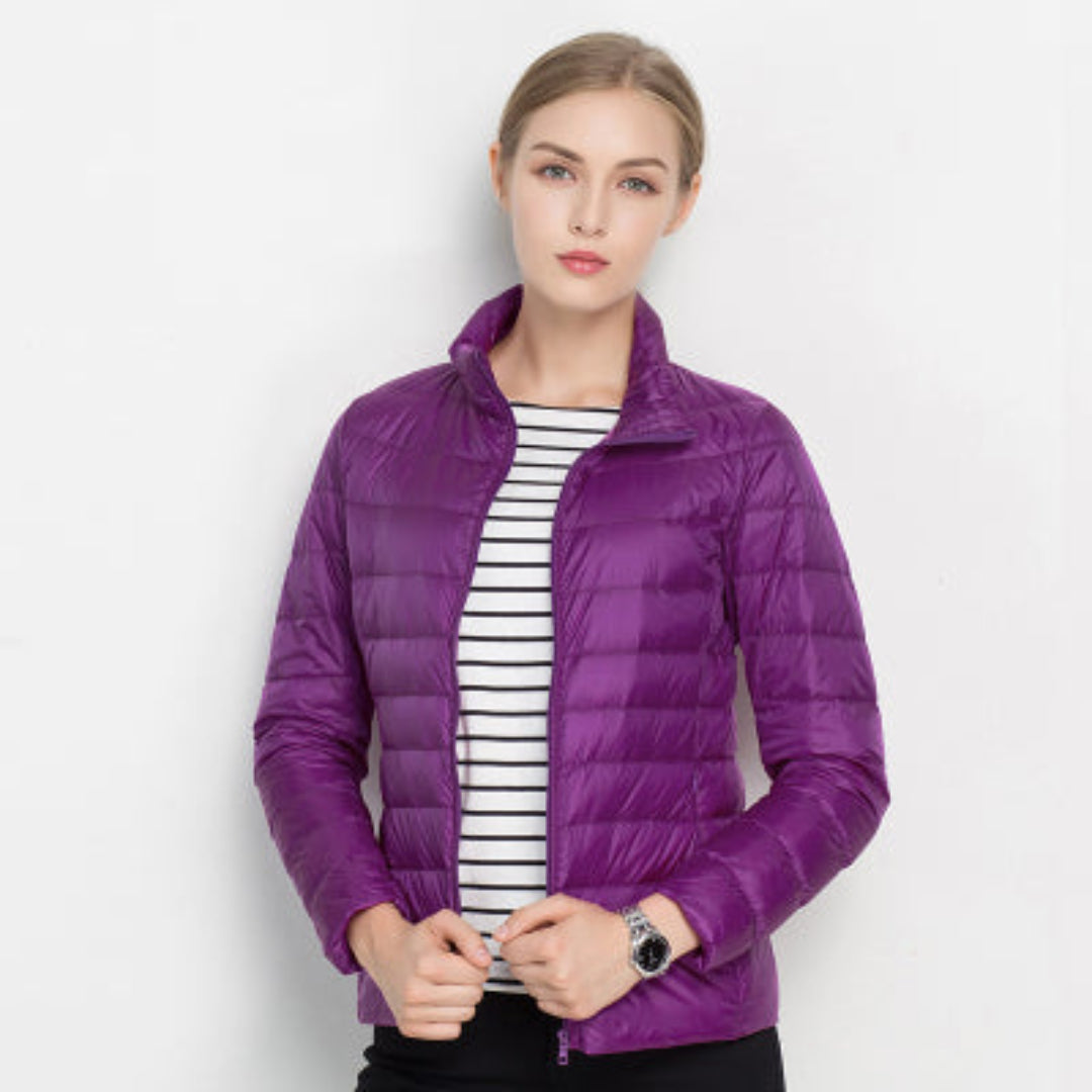 Damen Steppjacke Lang Winterfest