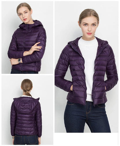 Norvielle Damen Leichtgewicht Daunenjacke Urban Chic