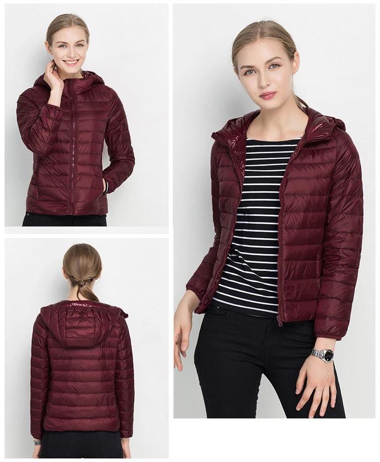 Norvielle Damen Leichtgewicht Daunenjacke Urban Chic