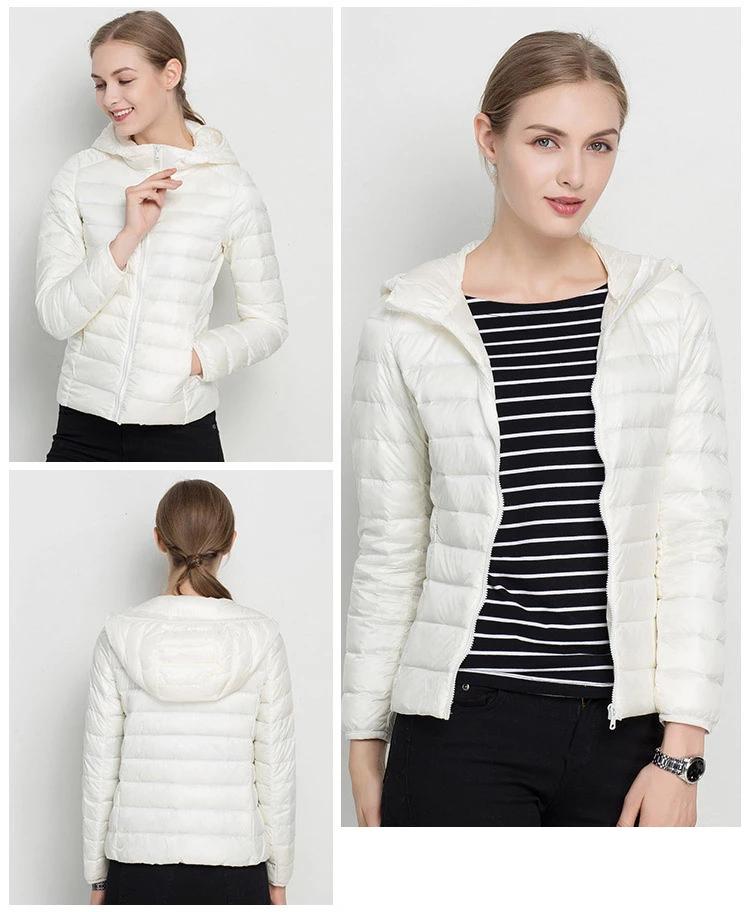Norvielle Damen Leichtgewicht Daunenjacke Urban Chic