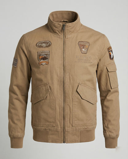 Herren Bomberjacke Militärstyle Nylon