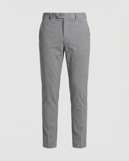 Herren Anzughose Nadelstreifen Stretch